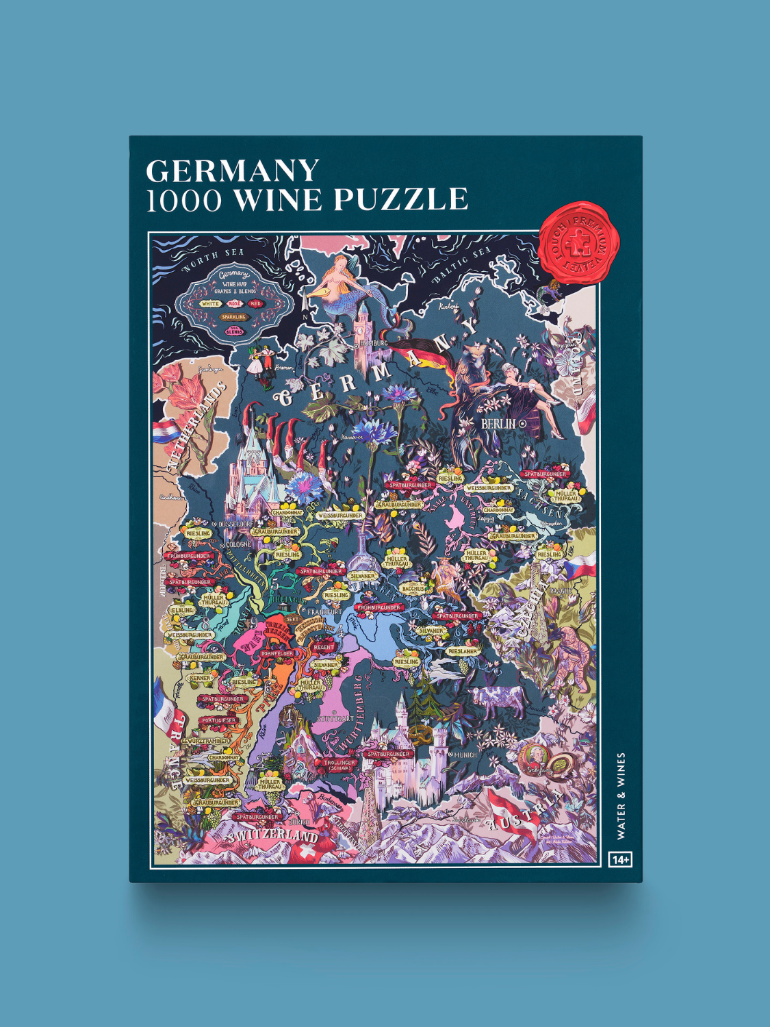Wine Puzzle - L'Allemagne