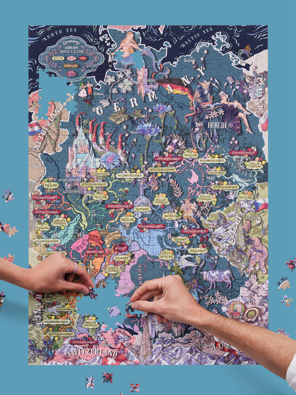 Wine Puzzle - Allemagne
