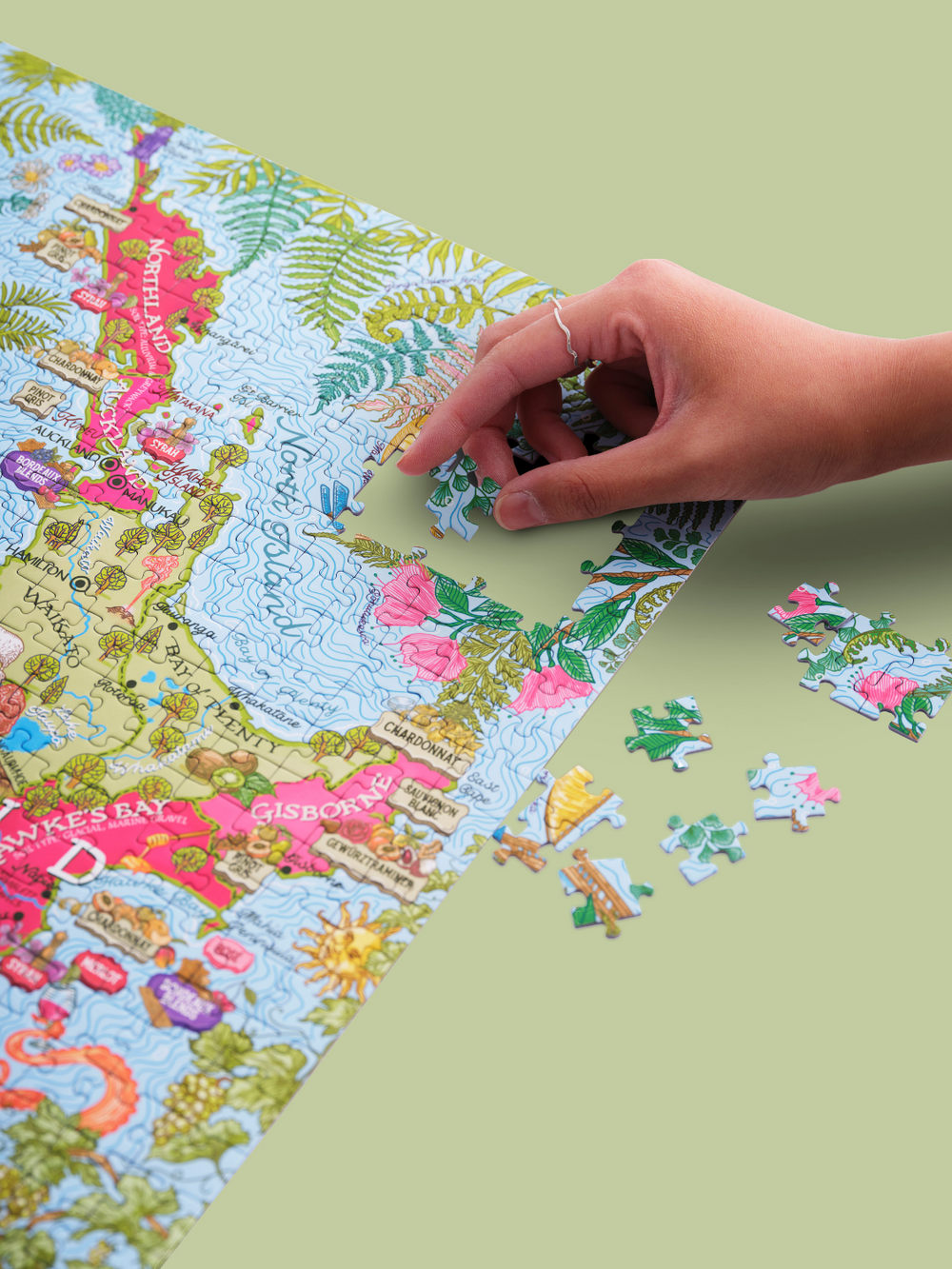 Wine Puzzle - Nouvelle-Zélande