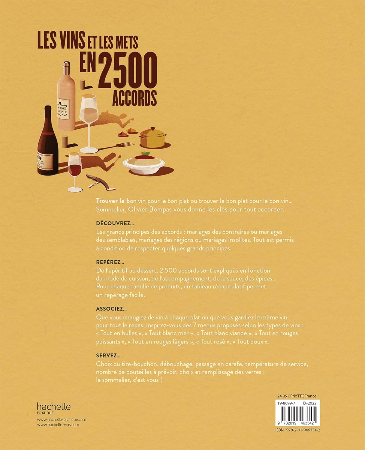 Wine and food pairings in 2500
