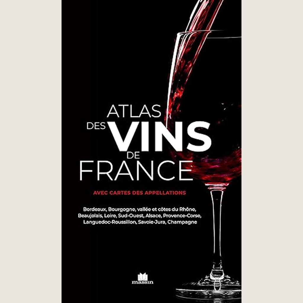 French wine atlas with appellation maps