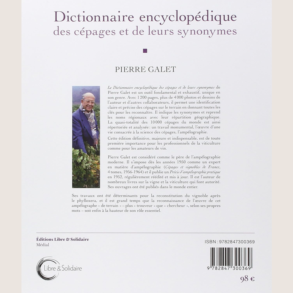 Dictionnaire encyclopédique des cépages et de leurs synonymes