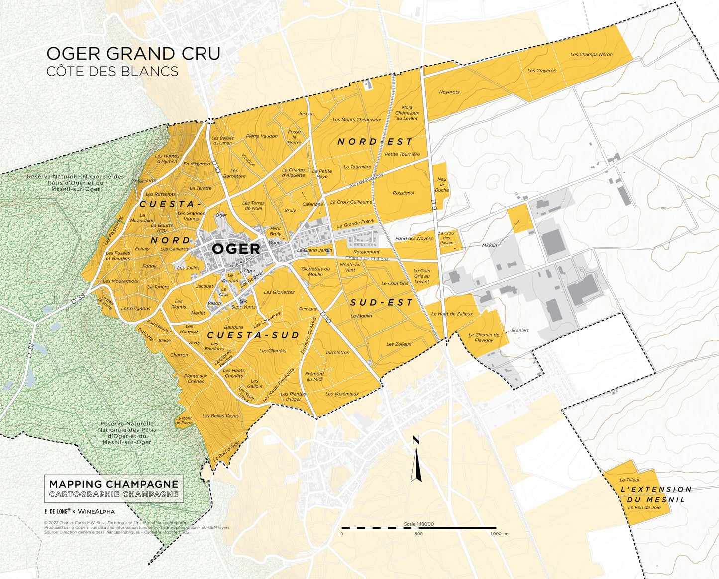 Oger Grand Cru, Côte des Blancs
