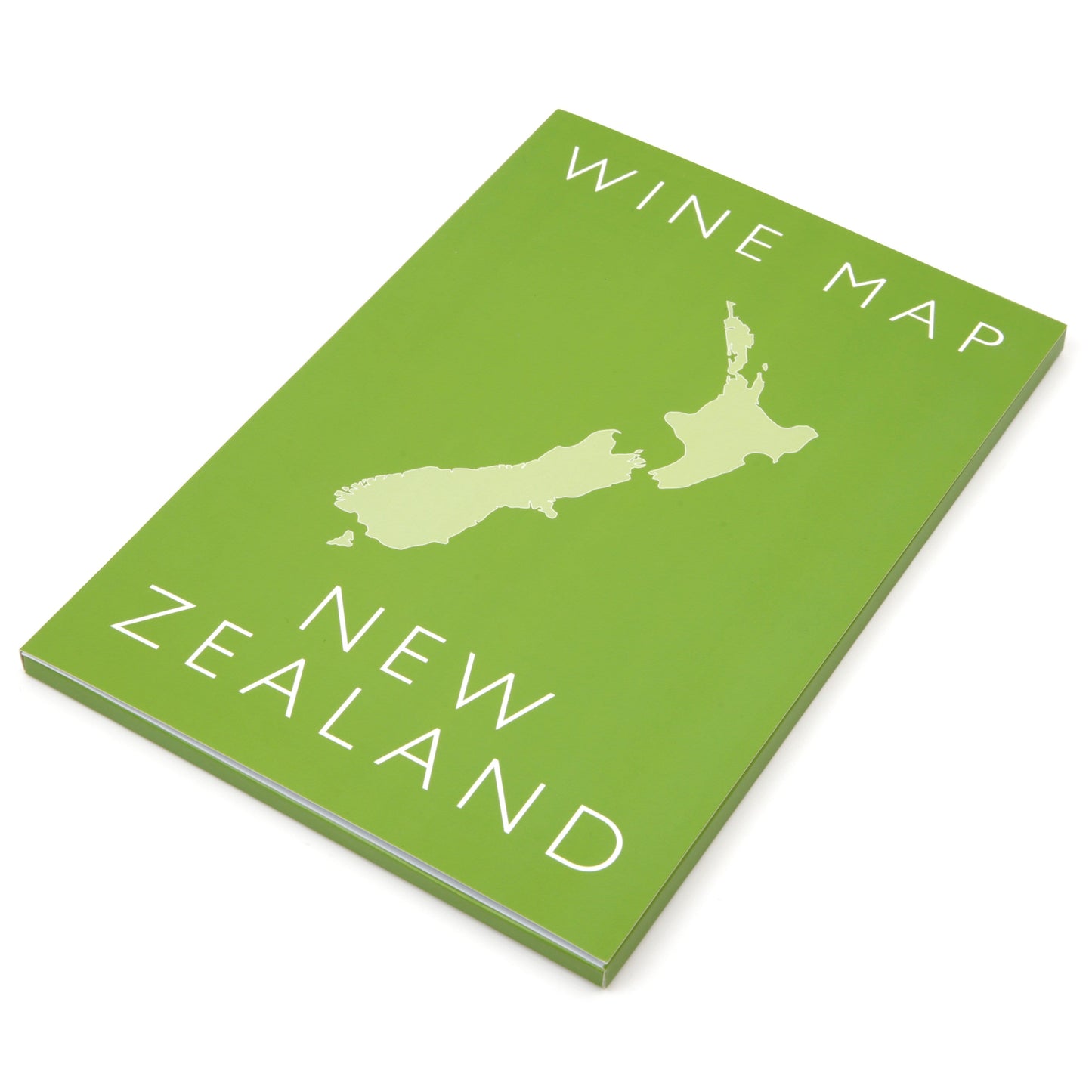 Wine map of New Zealand, bookshelf edition