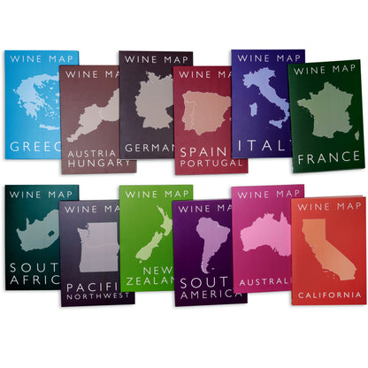 Cartes des vins du monde, format coffret