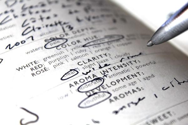 Tasting notebook