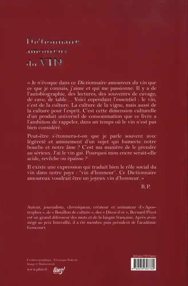 Dictionnaire amoureux du vin