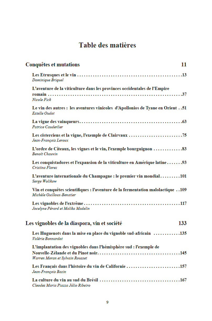 Rencontres du Clos-Vougeot – “Vine, Wine and Human Adventures” (2008)