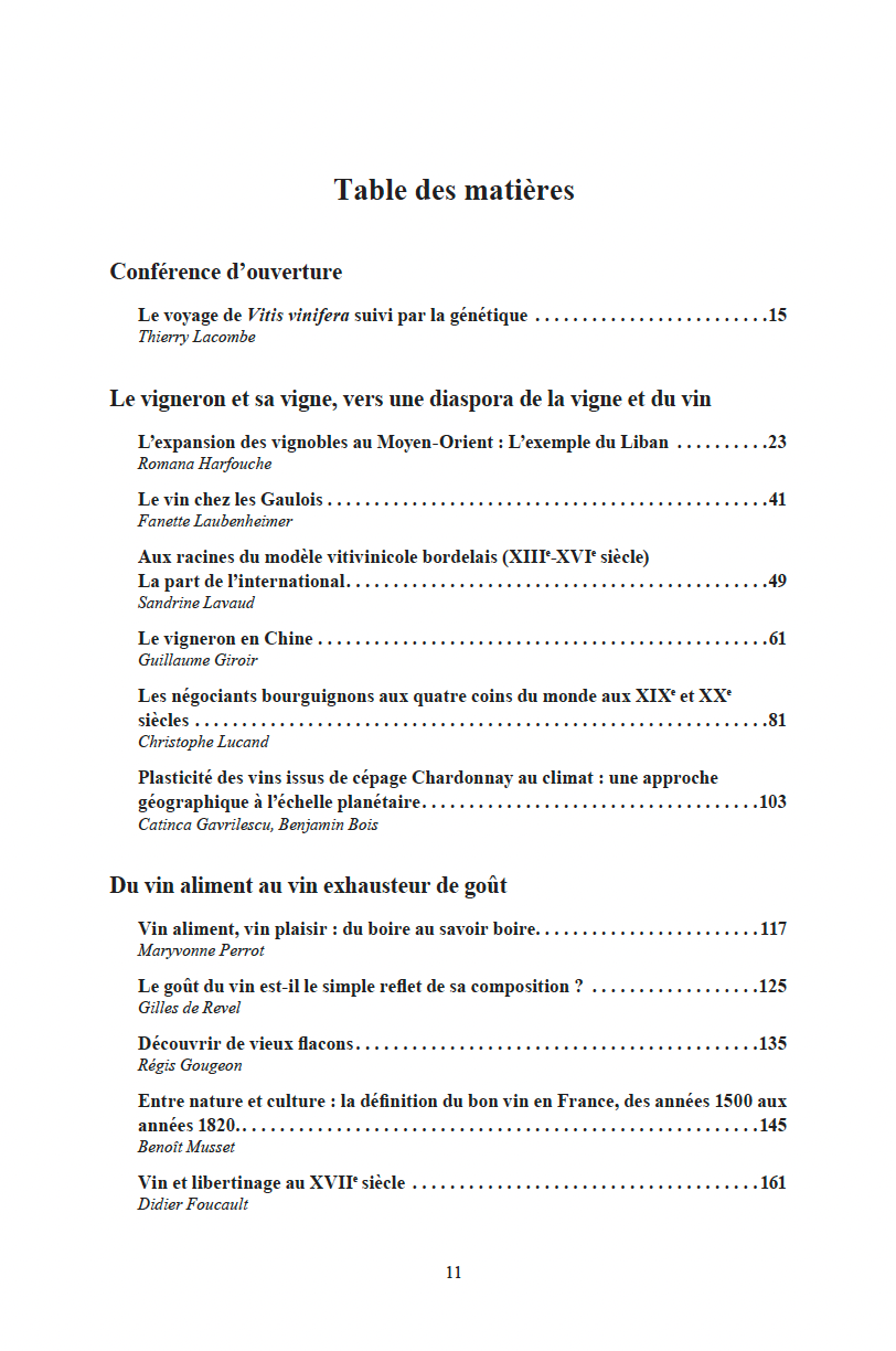 Rencontres du Clos-Vougeot – “Drinking wine: yesterday and today” (2016)