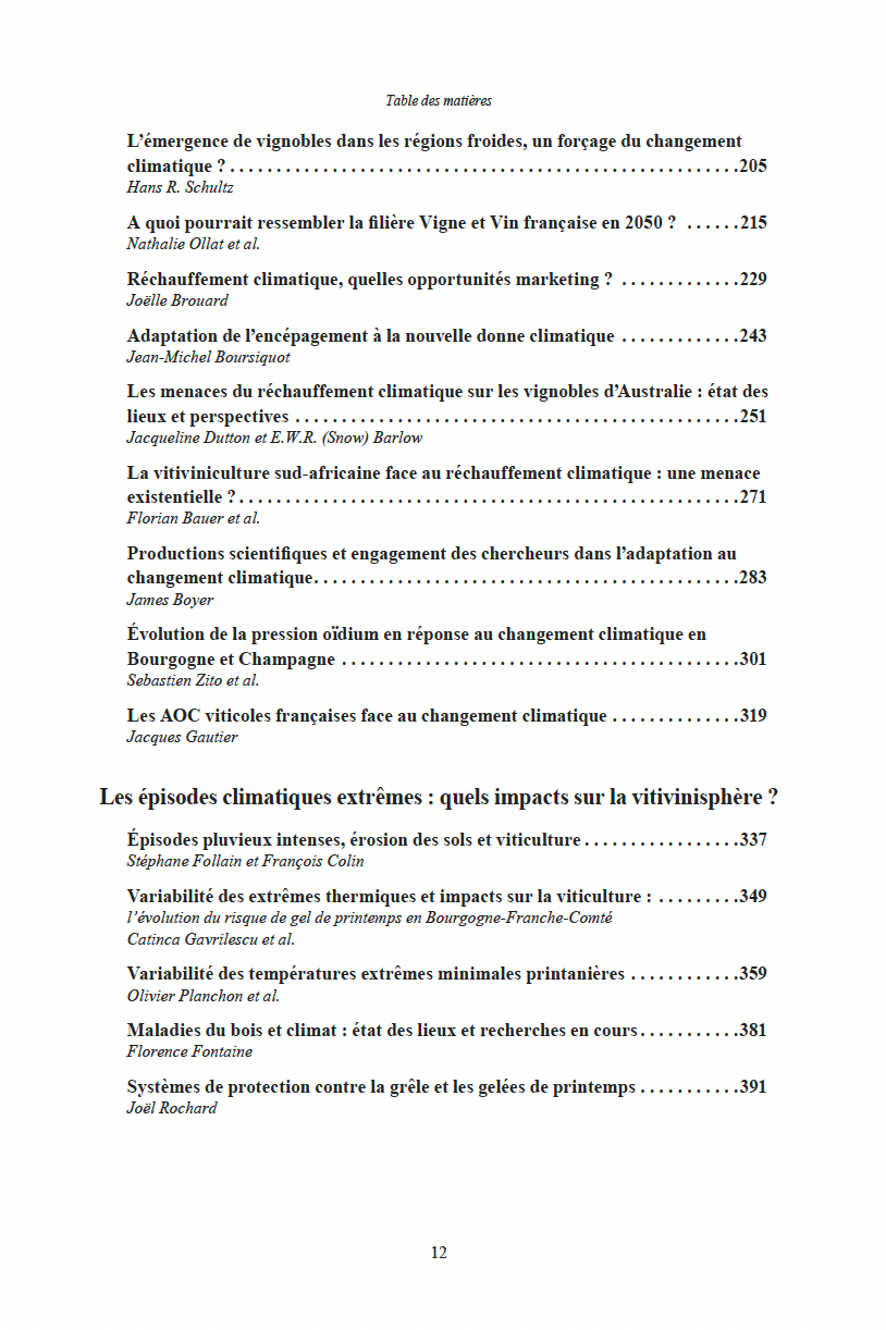 Rencontres du Clos-Vougeot – “Climate fluctuations and vineyards, from the Neolithic to the present: impacts, resilience and perspectives” (2019)