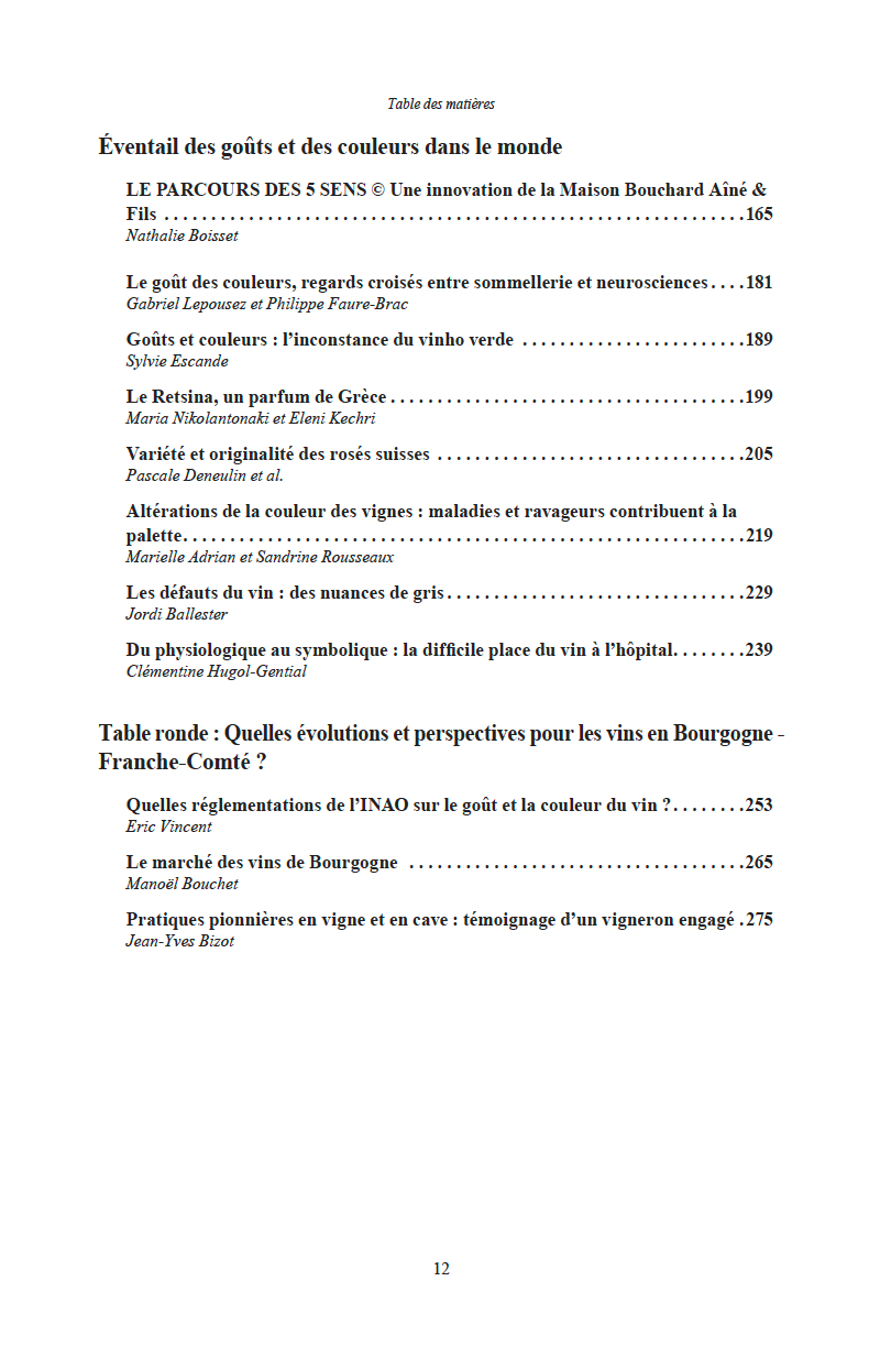 Rencontres du Clos-Vougeot – “Wines and grapes: tastes and colors” (2020)