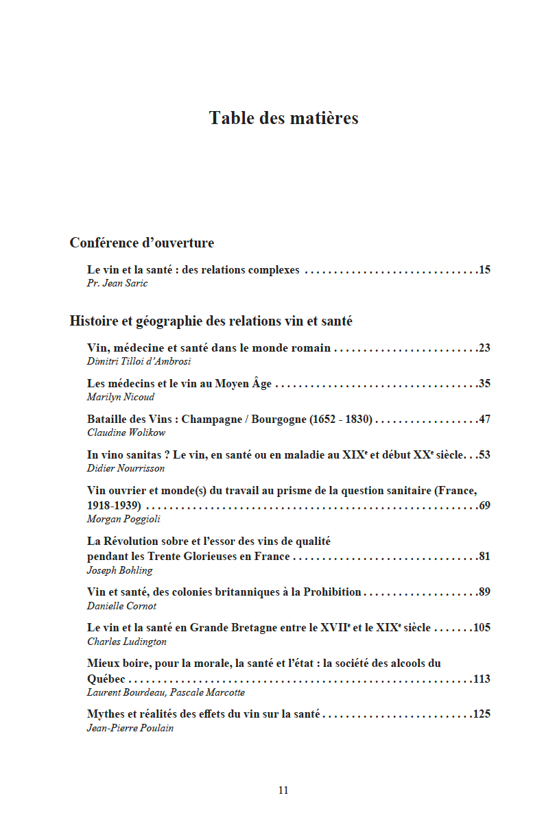 Rencontres du Clos-Vougeot – “An endless debate, wine and health” (2021)