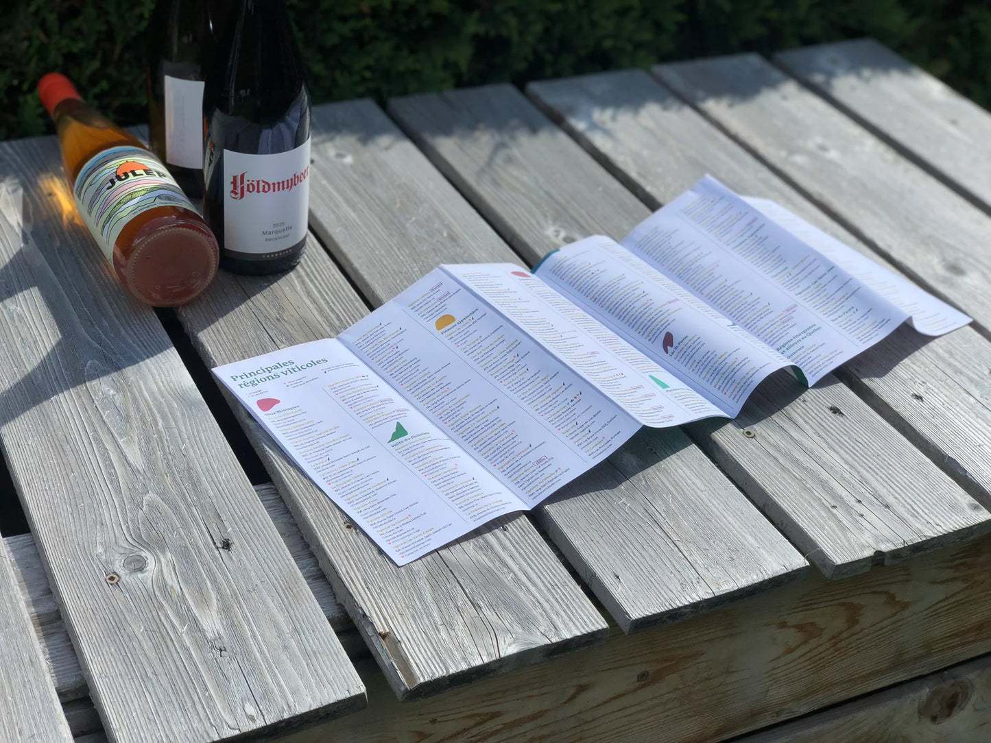 Carte des vins et vignobles du Québec