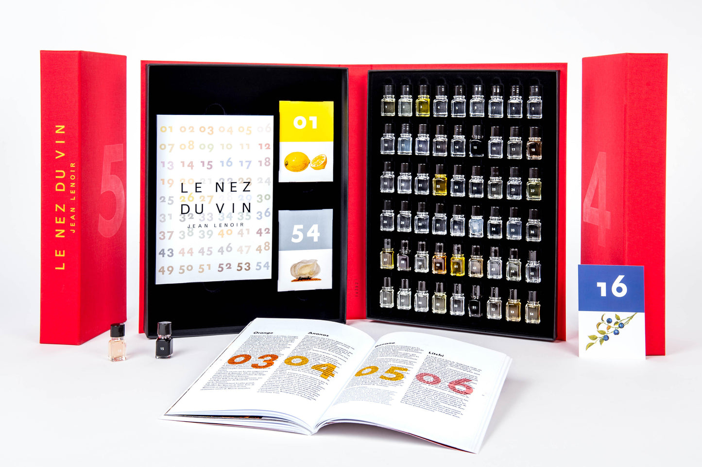 LE NEZ DU VIN- Le Grand Coffret: 54 ARÔMES - WINO