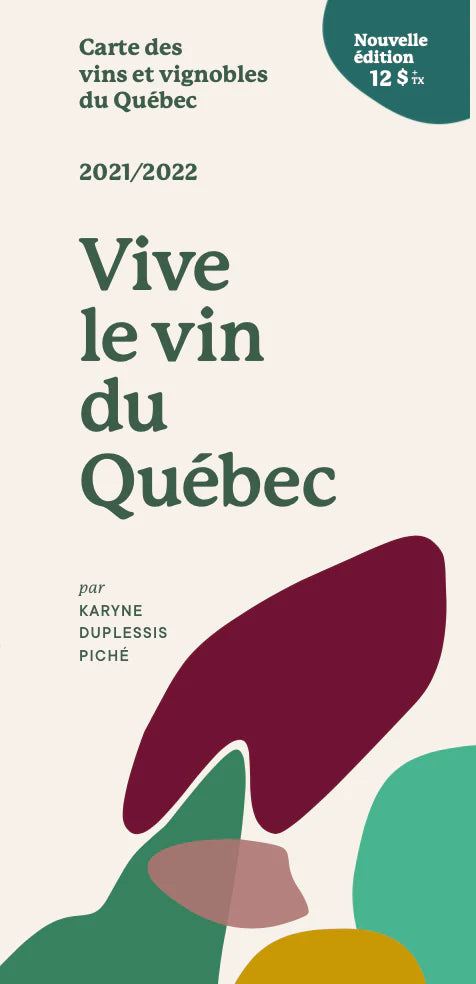 Quebec wine and vineyard map