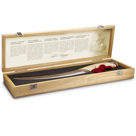 Pulltex - Sabre à Champagne et étuit en Chêne