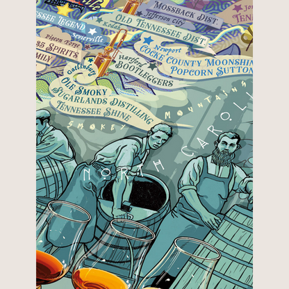 Whiskey Puzzle - Kentucky &amp; Tennessee 