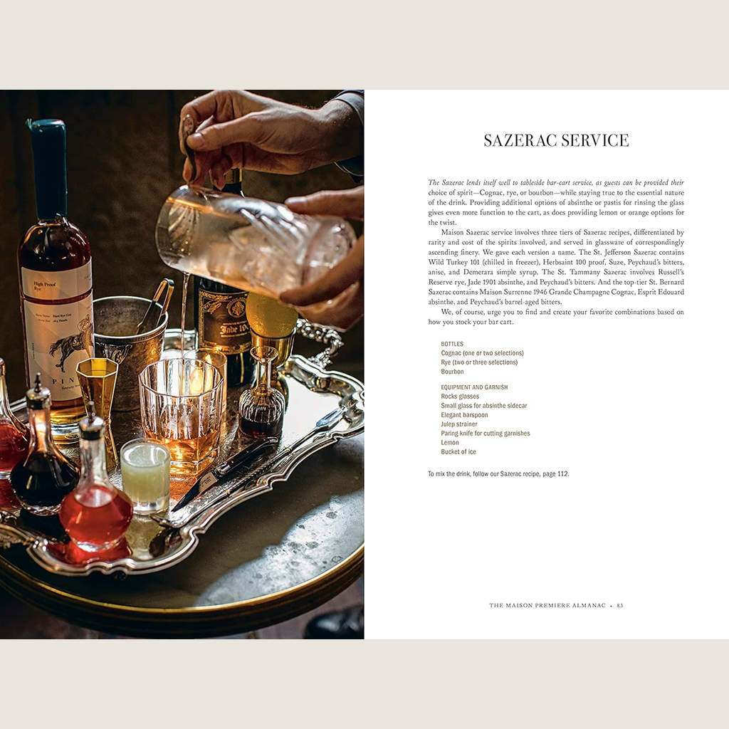 The Maison Premiere Almanac: Cocktails, Oysters, Absinthe, and Other Essential Nutrients for the Sensualist, Aesthete, and Flaneur: A Cocktail Recipe Book