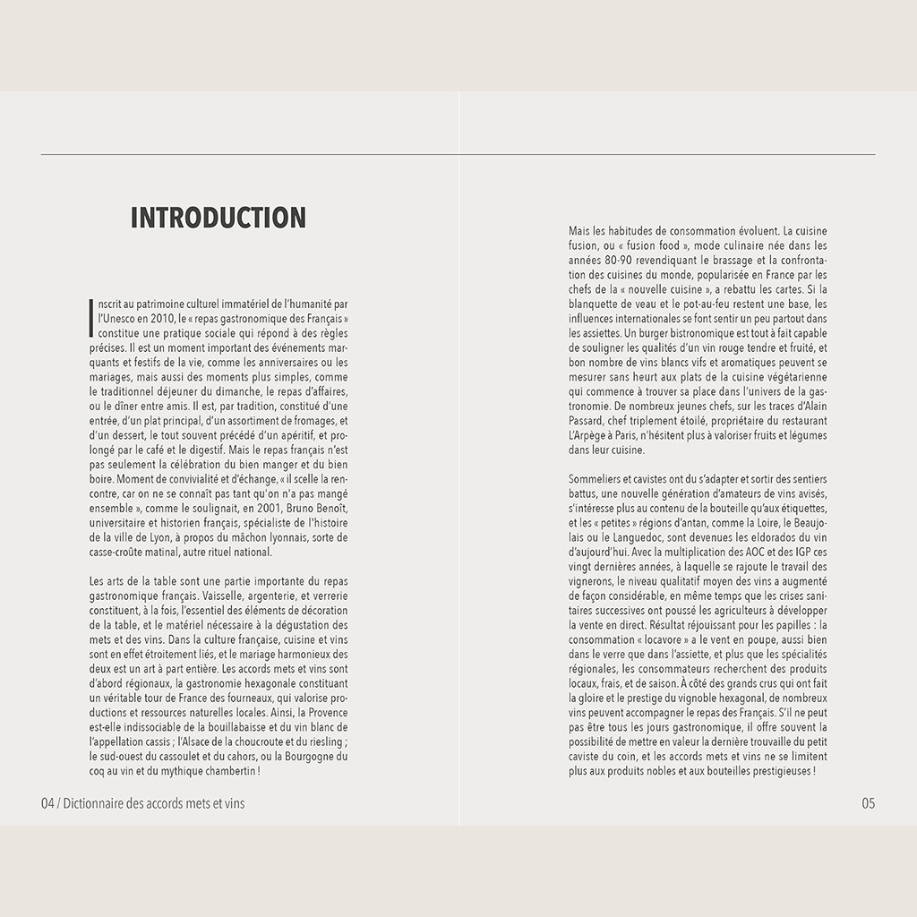 Le petit Dictionnaire Hachette des Accords Mets et Vins