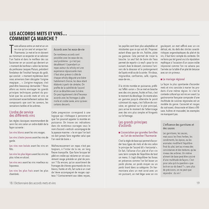 Le petit Dictionnaire Hachette des Accords Mets et Vins