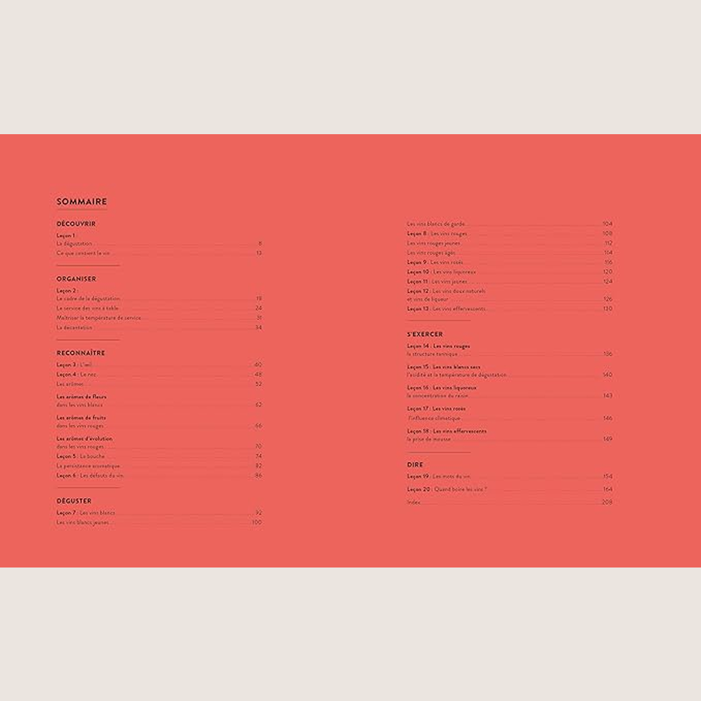La dégustation en 20 leçons