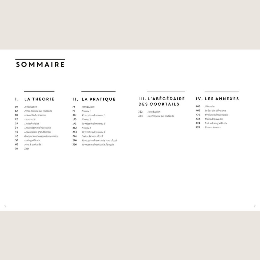 Le grand cours de cocktails & mocktails