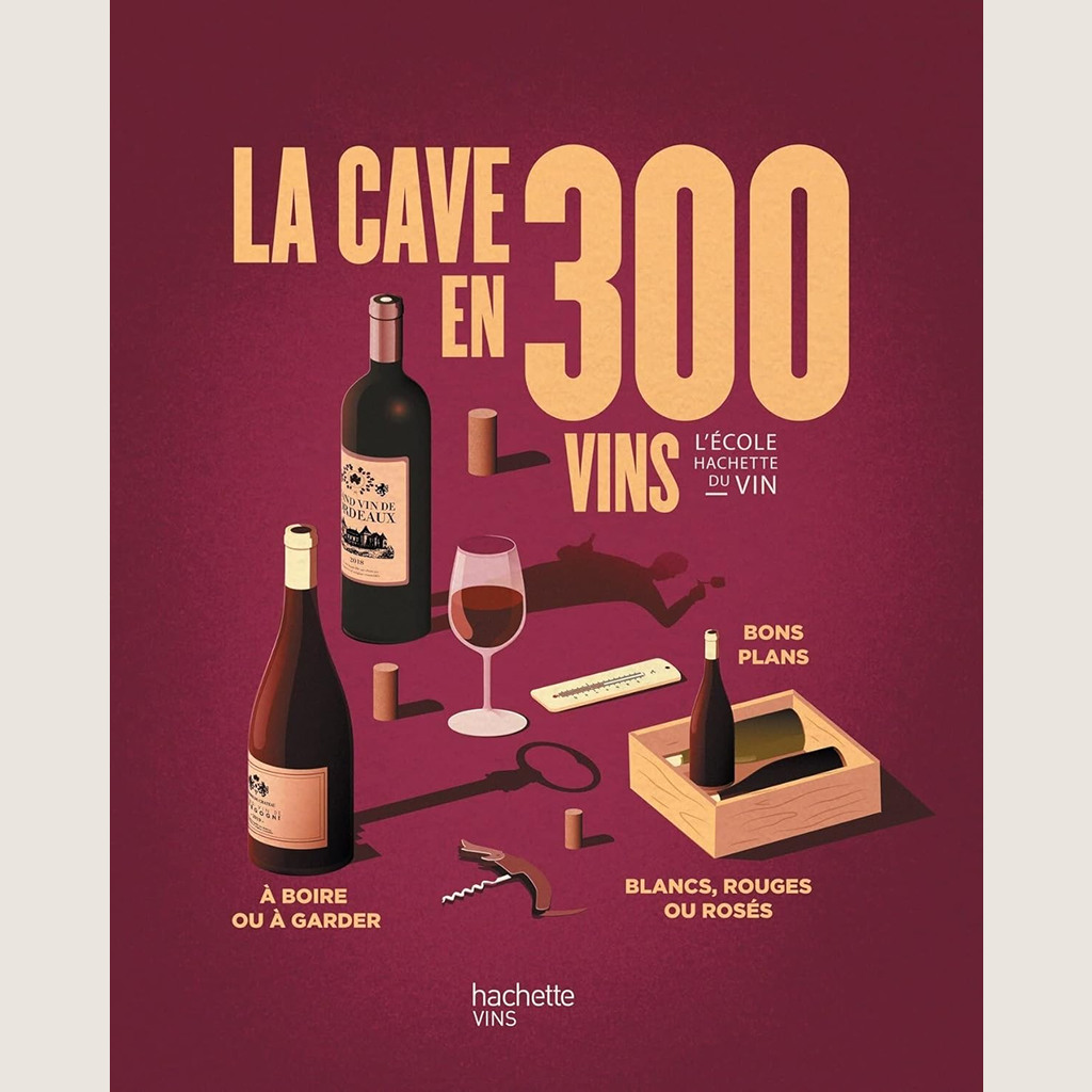 The cellar with 300 wines 