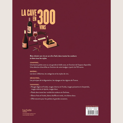 The cellar with 300 wines 