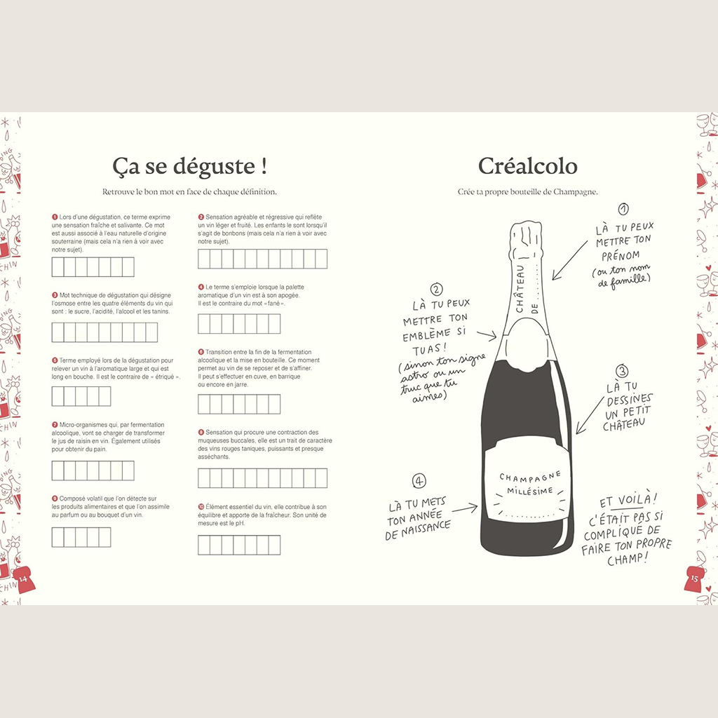 Le cahier de jeux du sommelier  - Nouvelle Édition!