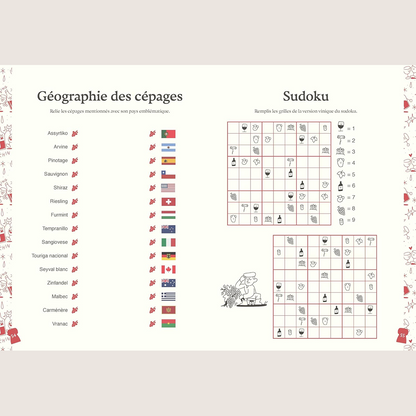 Le cahier de jeux du sommelier  - Nouvelle Édition!