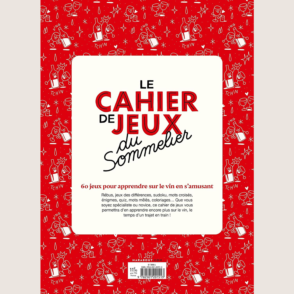 Le cahier de jeux du sommelier  - Nouvelle Édition!