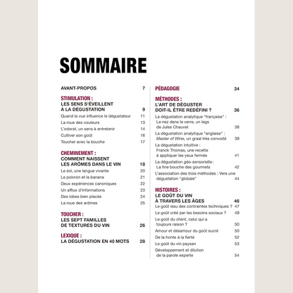 À l'école de la dégustation: Un guide clair et concret pour apprendre à déguster le vin et comprendre ses arômes.