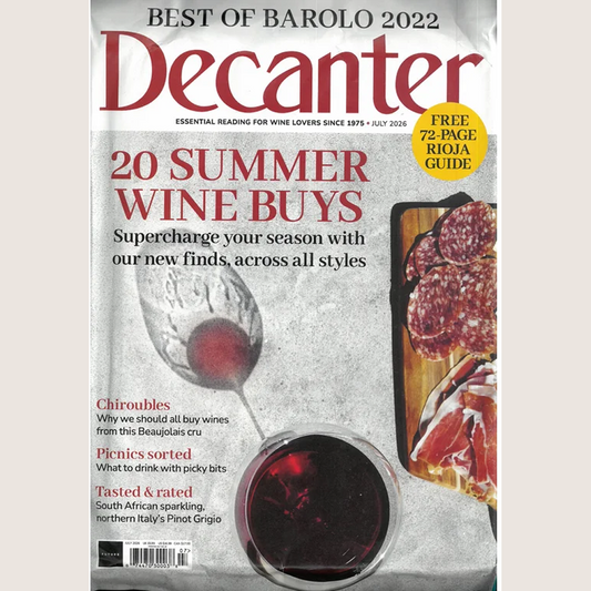 Decanter Magazine July 2026 - 20 Summer wine buys + Rioja Special