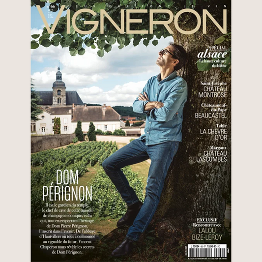 Revue Vigneron n°66 : Dom Pérignon, Alsace la haute culture du blanc, rencontre Lalou Bize-Leroy