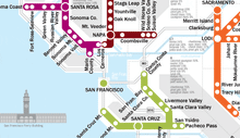Load image into Gallery viewer, Metro wine map of California
