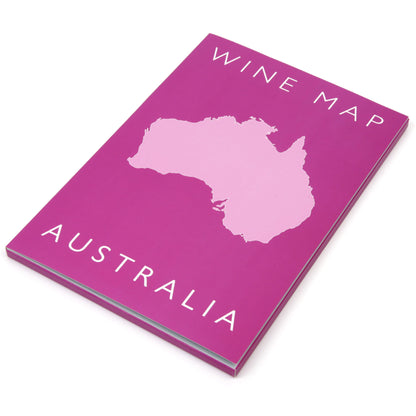 Wine map of Australia, bookshelf edition