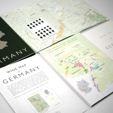 Load image into Gallery viewer, Wine map of Germany, bookshelf edition
