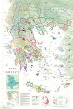 Load image into Gallery viewer, Wine map of Greece

