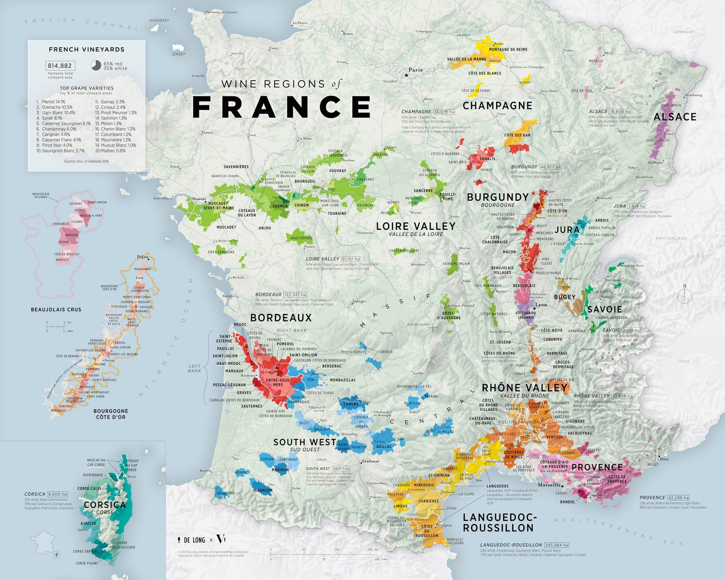 Wine region of France