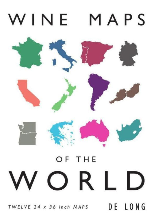Wine maps of the world