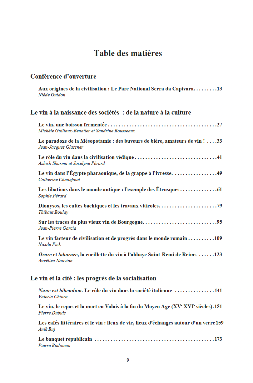 Rencontres du Clos-Vougeot – “Wine and civilization: the stages of humanization” (2015)
